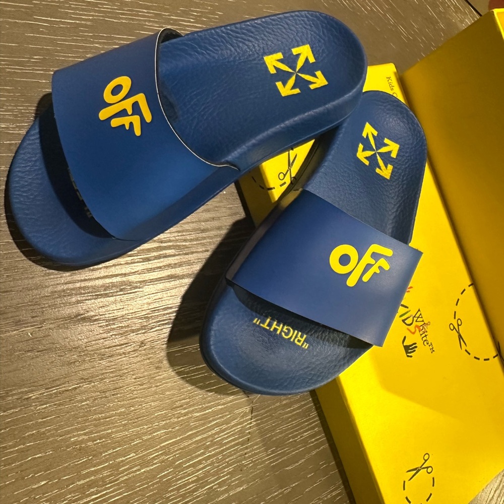 Off White Toddler Slides